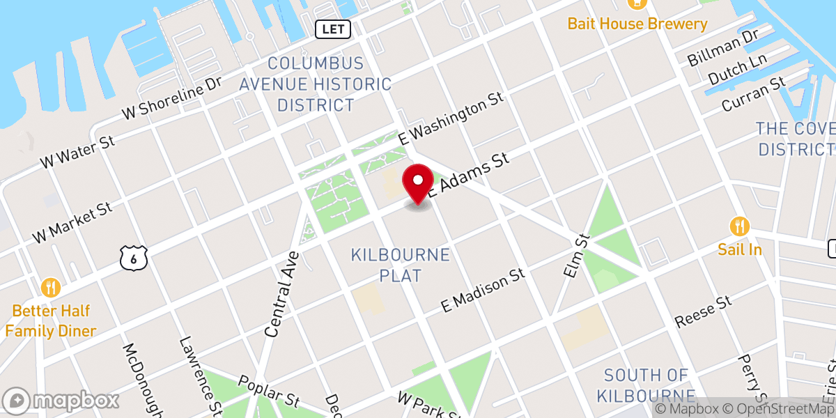 Map showing location of Emmanuel Temple Church