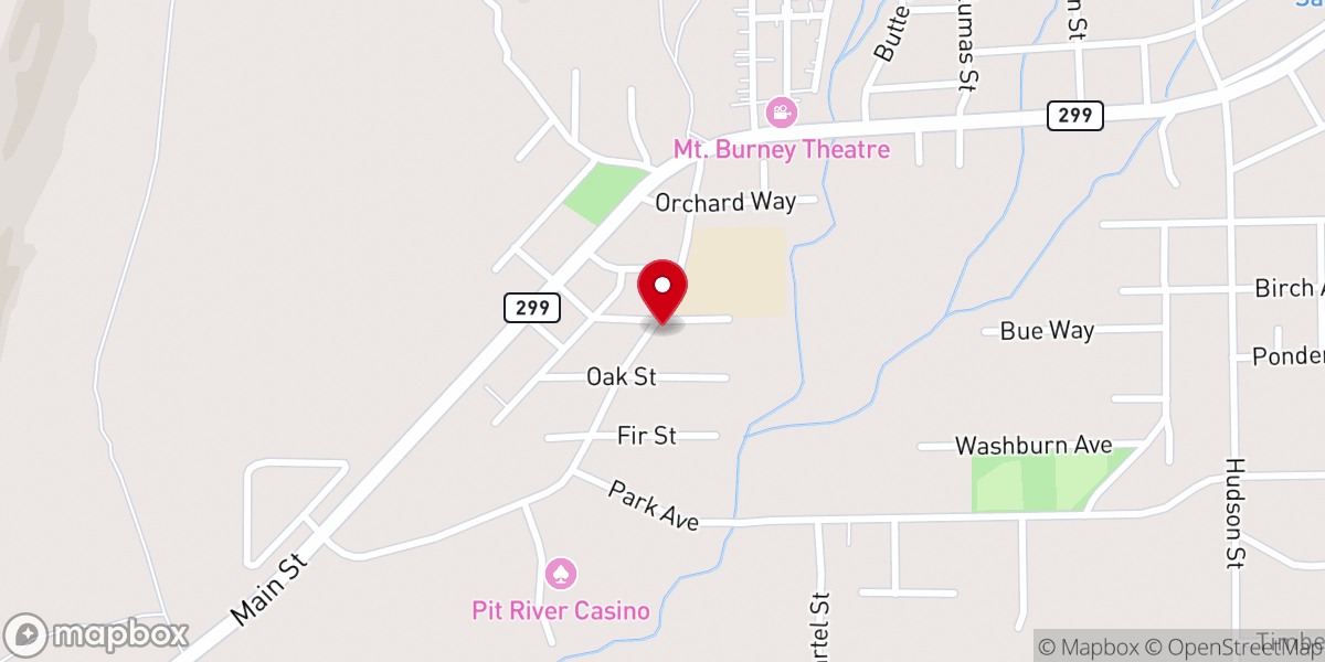 Map showing location of Solid Rock Foursquare Church