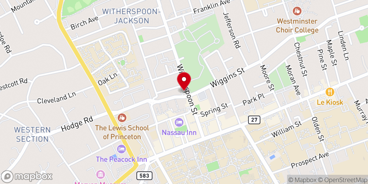 Map showing location of Ecclesia NJ