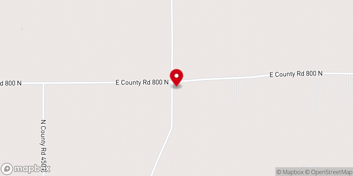 Map showing location of Saint Pius Church