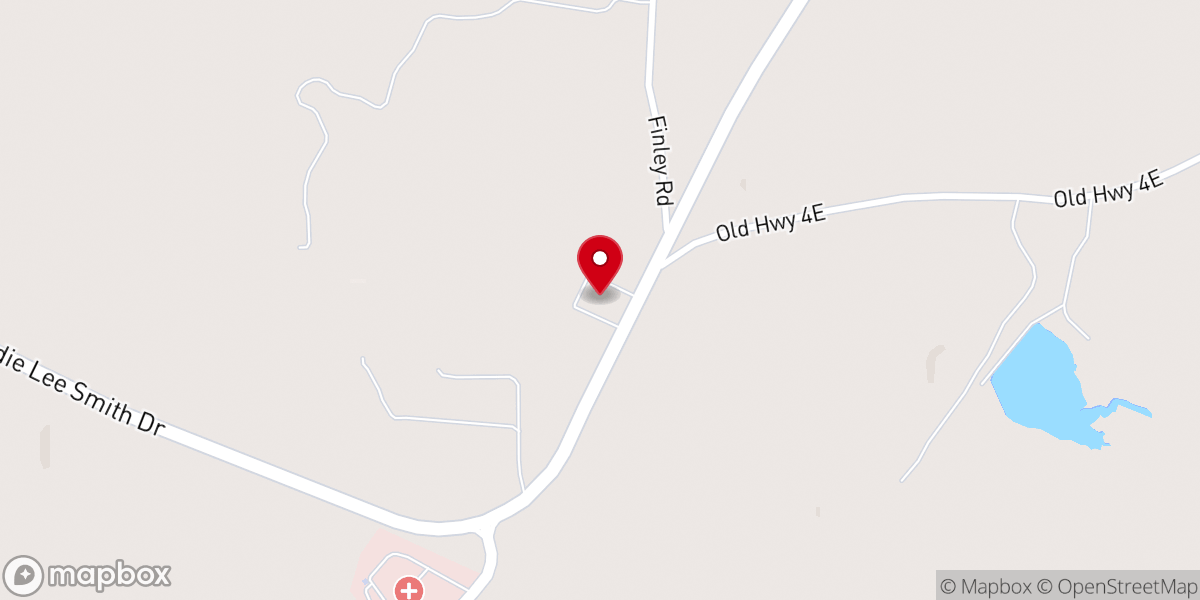 Map showing location of Church of Christ