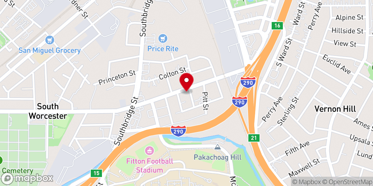 Map showing location of Cross of Light Ministry