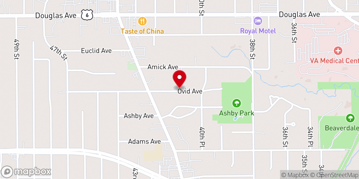 Map showing location of Franciscan Sisters of the Eucharistic Heart of Jesus
