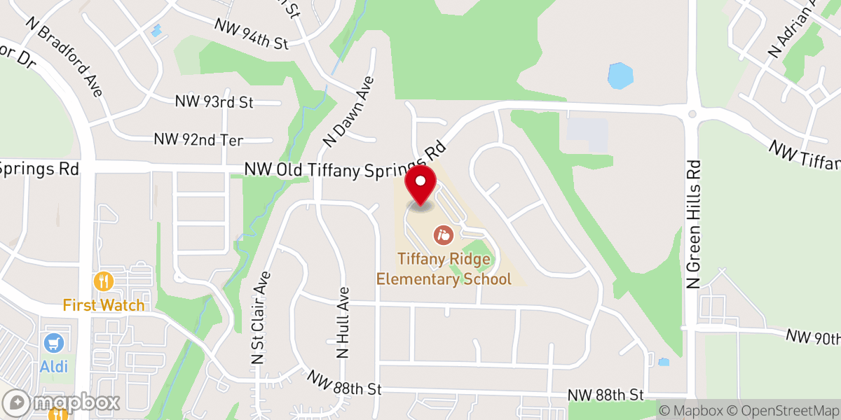 Map showing location of Heritage Reformed Baptist Church