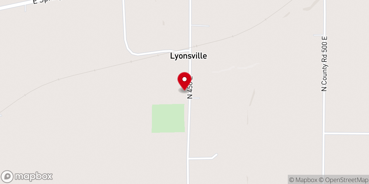 Map showing location of St Paul Lutheran Church