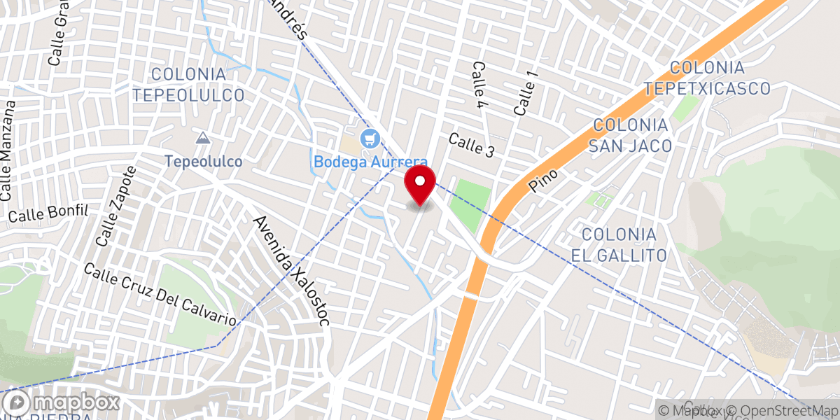 Map showing location of Iglesia bautista fundamental de Jesús