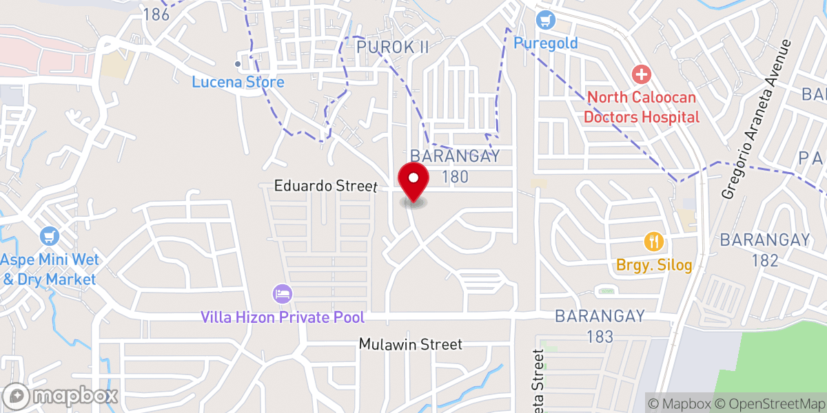 Map showing location of Amazing Grace Baptist Church