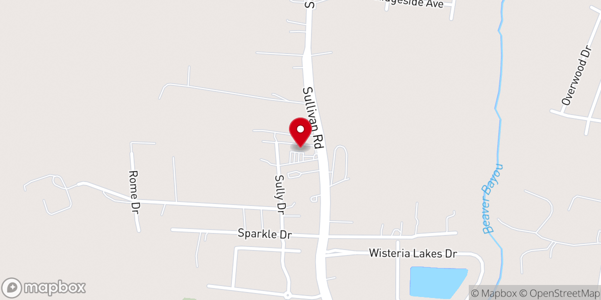 Map showing location of Central Bible Church