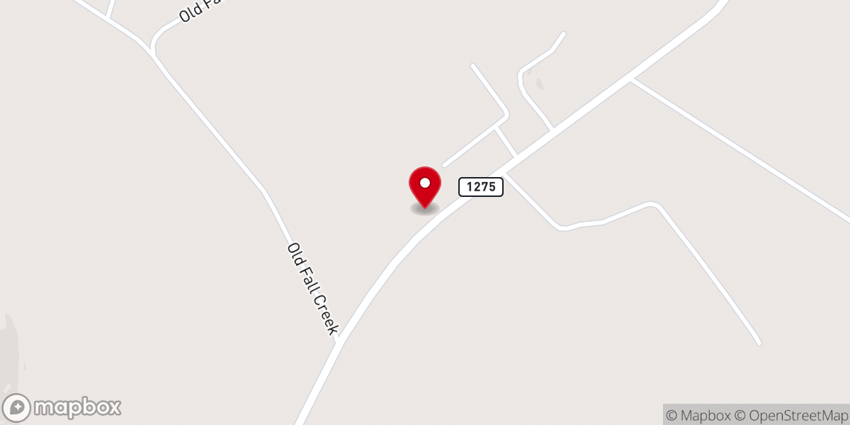 Map showing location of Locketts Chapel United Methodist