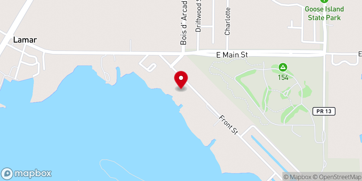 Map showing location of Star of the Sea Chapel