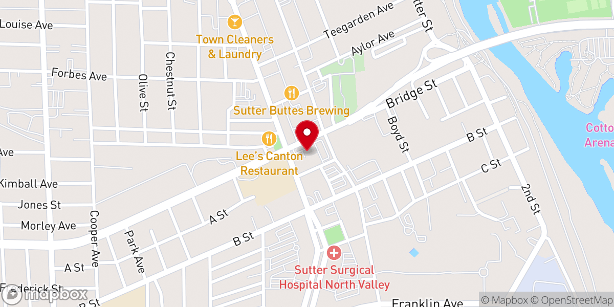 Map showing location of Holycross Memorial Service Inc