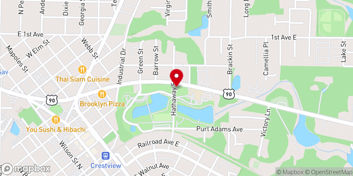 Map showing location of Grace Redeemer Church (PCA)