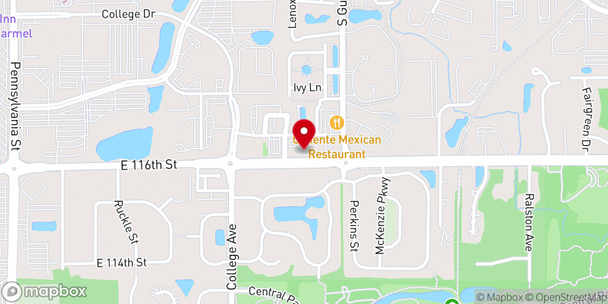 Map showing location of Upland Carmel Tap House