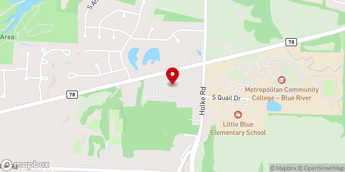Map showing location of East Side Church
