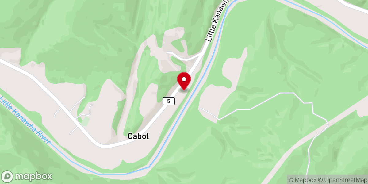 Map showing location of Apostolic Faith Tabernacle