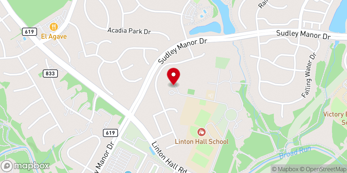 Map showing location of Place Of Peace Columbarium - Benedictine Sisters of Virginia