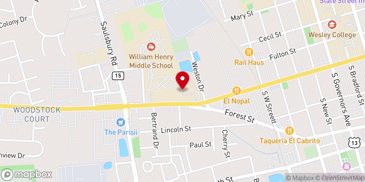 Map showing location of Harvest Outreach Worship Center Inc
