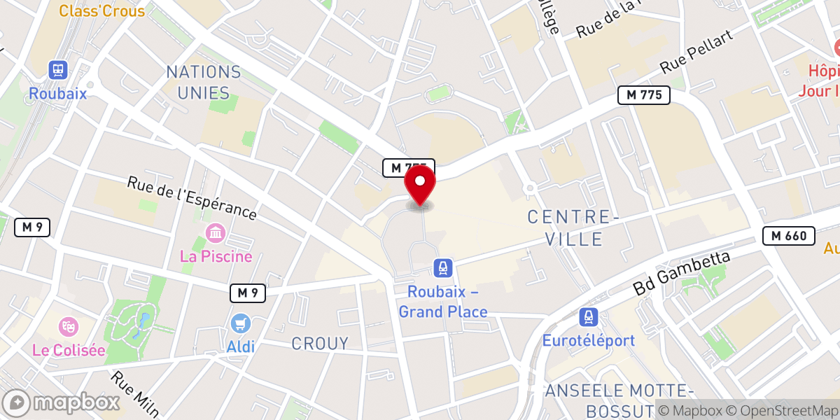 Map showing location of Chapelle "Marotte" (CHAPELLES&CO)
