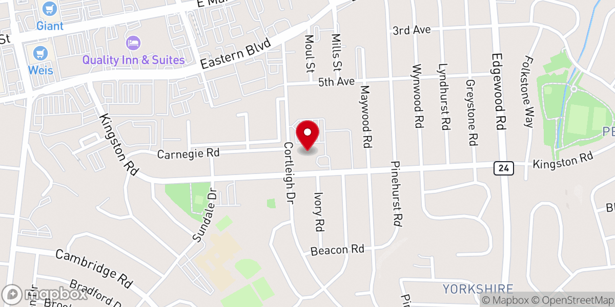 Map showing location of Center for Catholic and Evangelical Theology