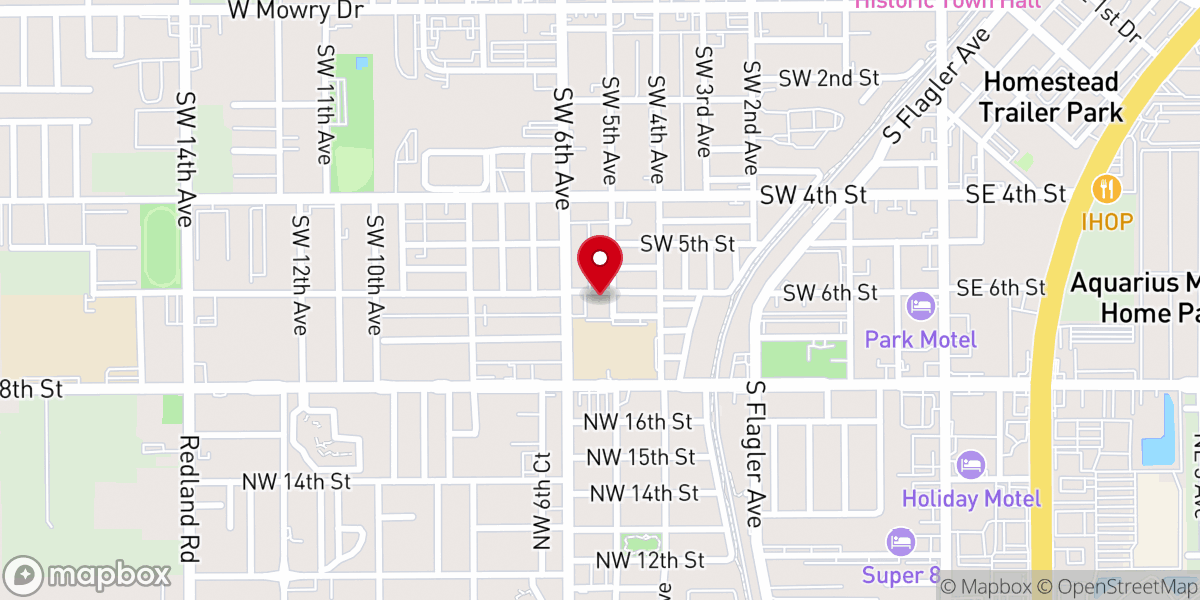 Map showing location of Shiloh Baptist Church