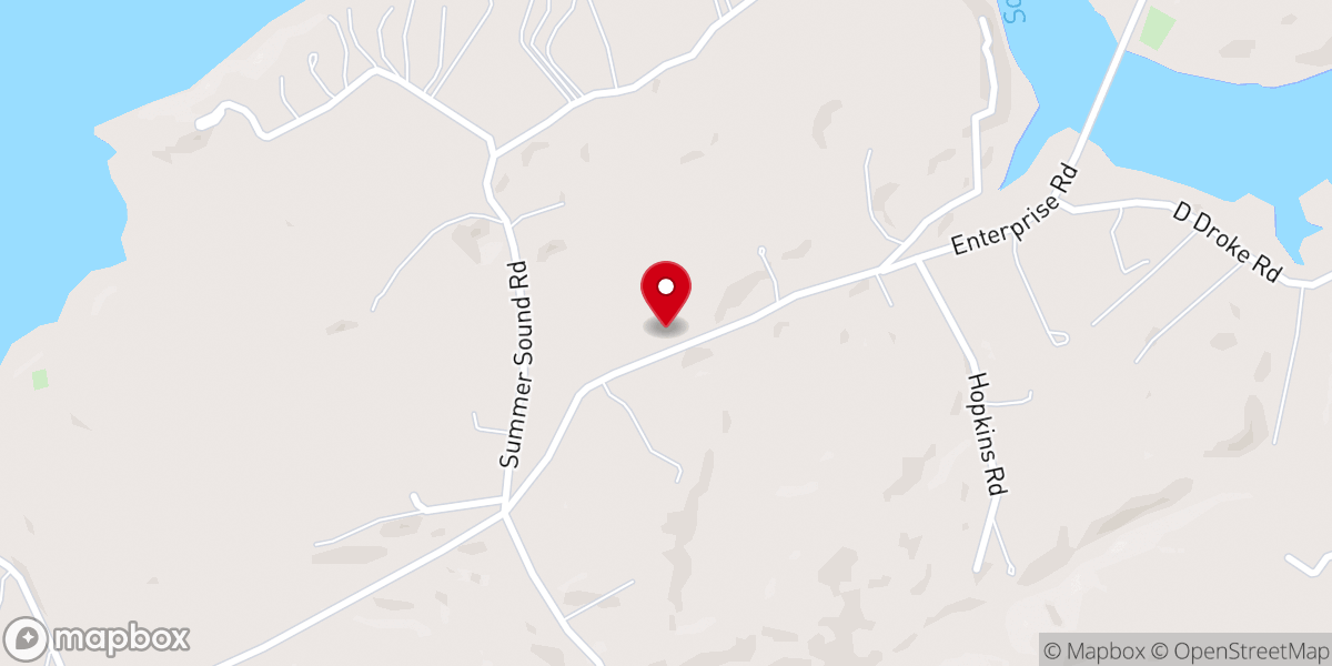 Map showing location of Enterprise Methodist Church