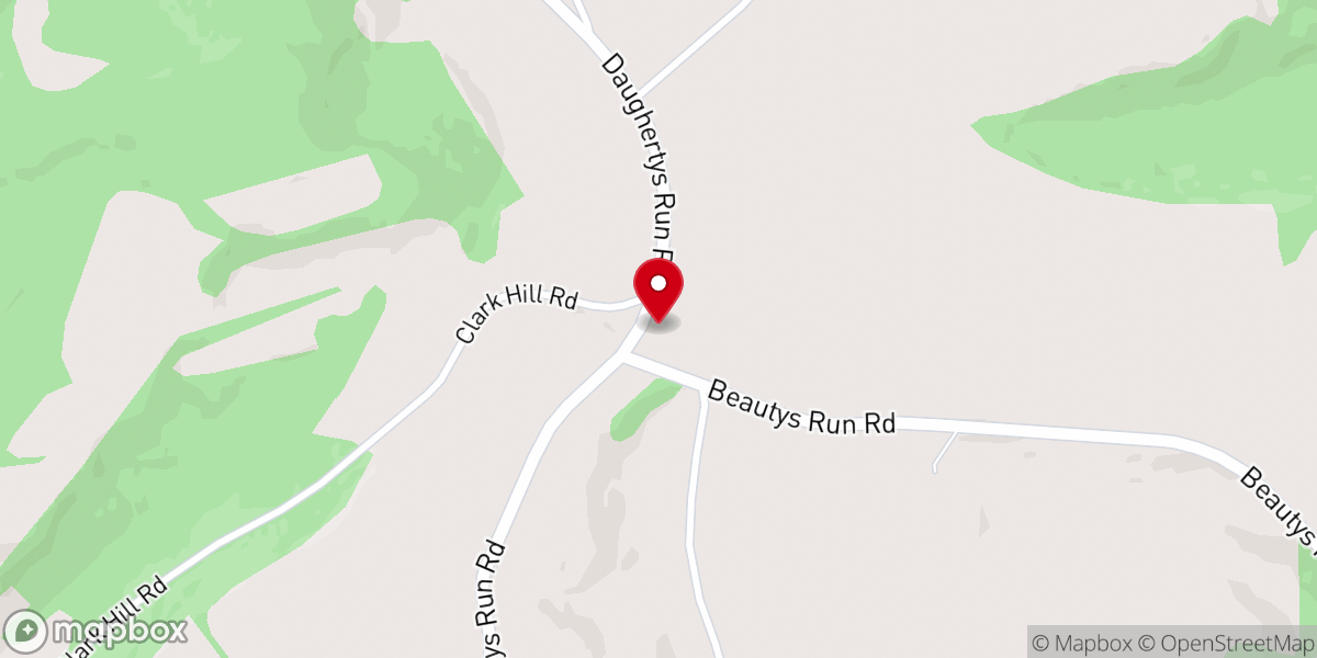 Map showing location of State Road Church