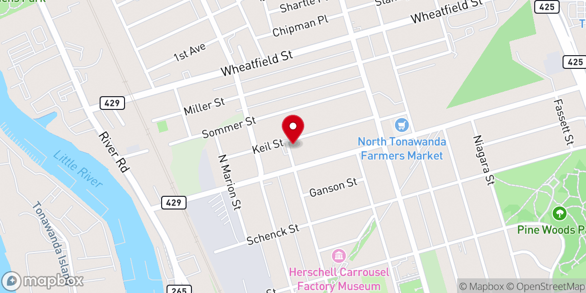 Map showing location of Lumber City Church