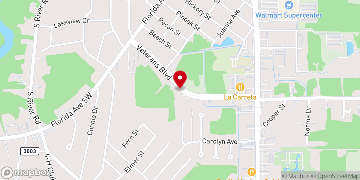 Map showing location of Livingston Parish Chamber of Commerce
