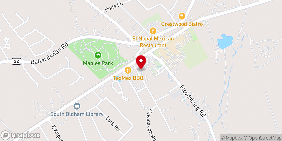 Map showing location of Mission House Food Pantry