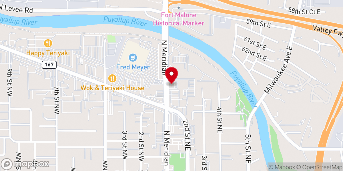 Map showing location of First Fruits Revolution Ministries