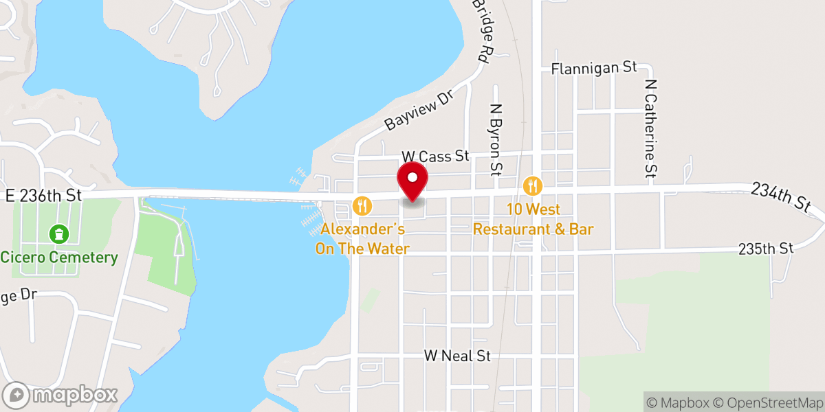 Map showing location of Faith Family Church