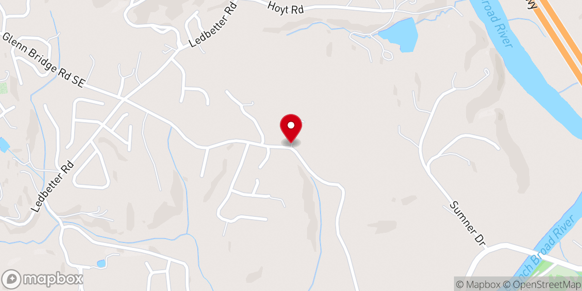 Map showing location of Family of Faith Fellowship