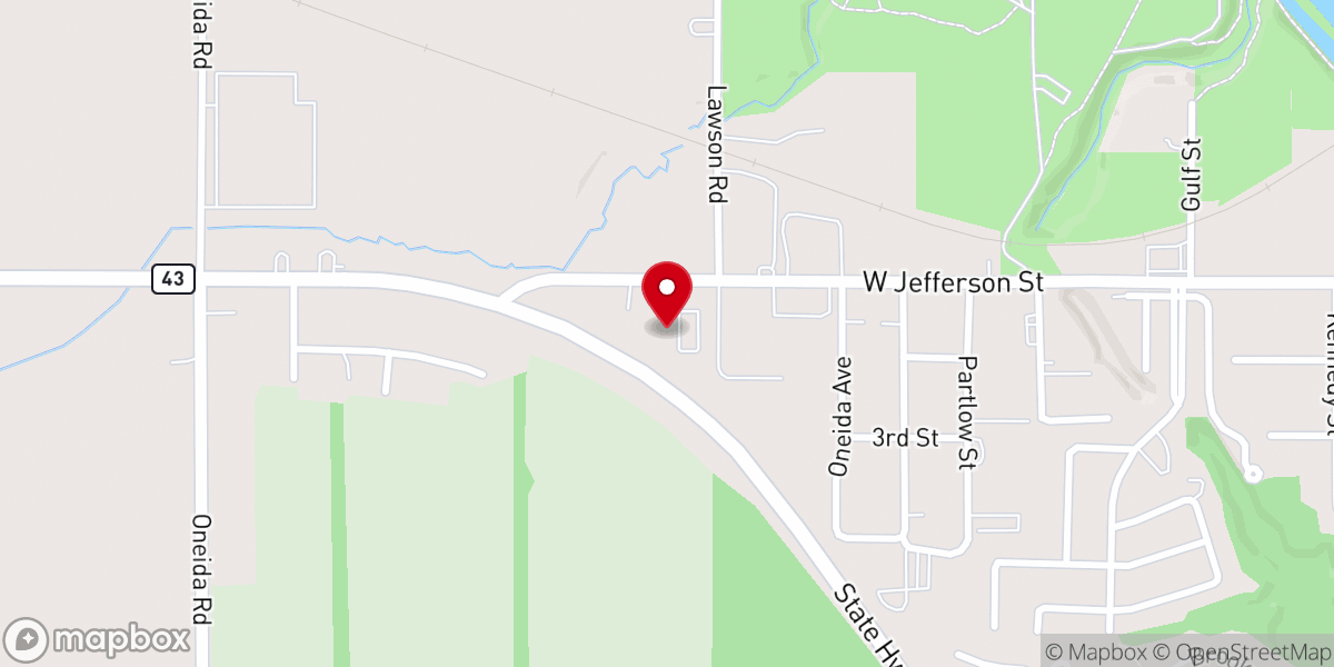 Map showing location of Grand Ledge Church of the Nazarene