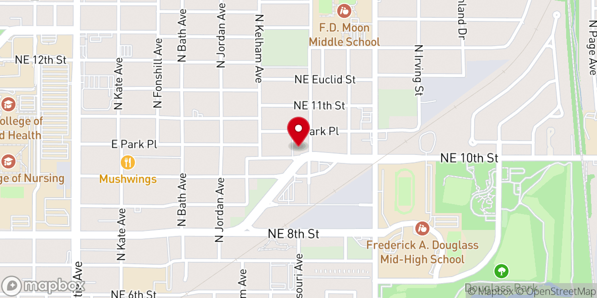 Map showing location of House of Prayer Church of Pentecostal Ministries Inc