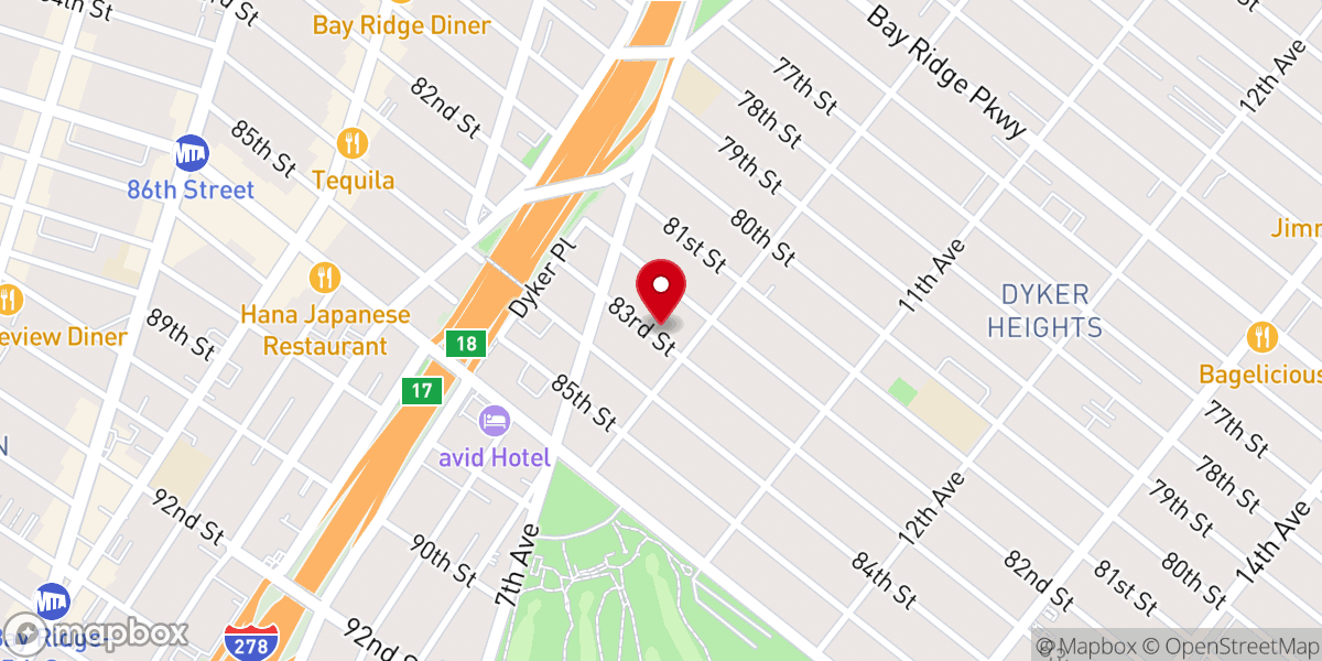 Map showing location of Redeemer Saint John's Lutheran Church