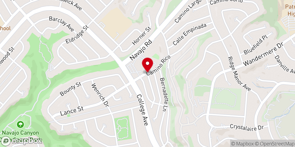 Map showing location of St. Therese Catholic Church Social Center