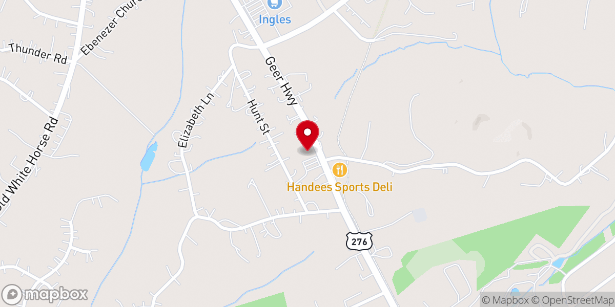Map showing location of Hilltop Church