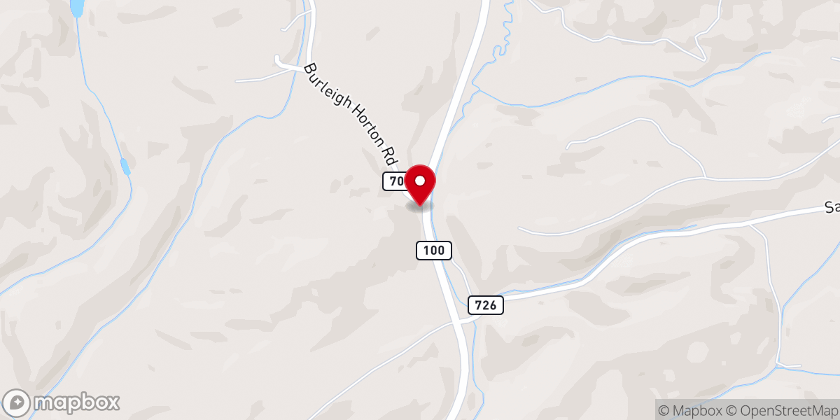 Map showing location of Church of God of Prophecy