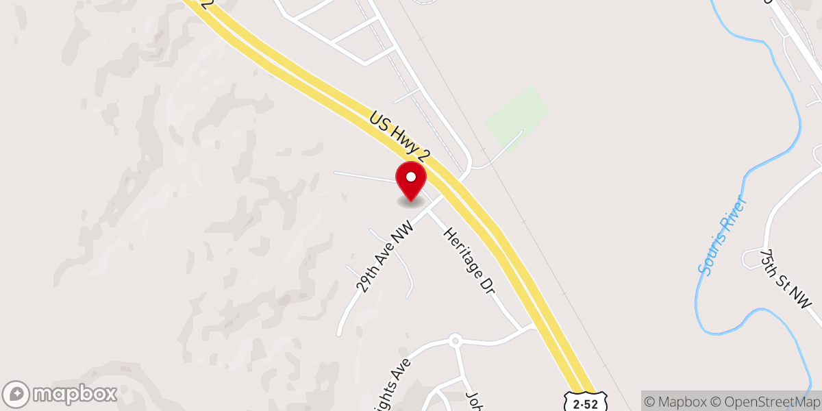 Map showing location of Grace Fellowship Church