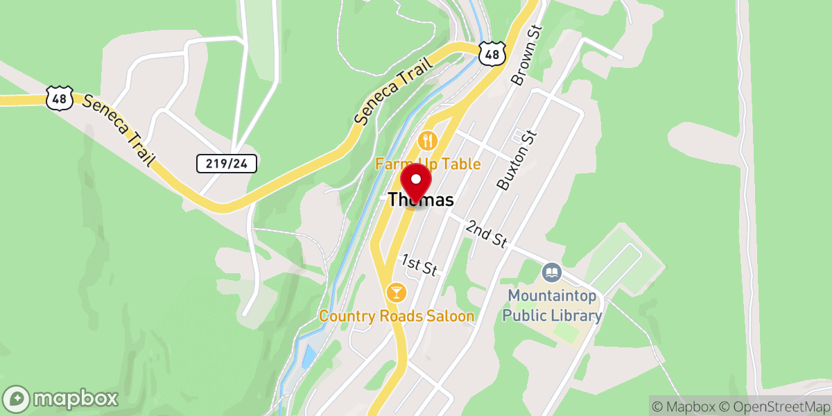 Map showing location of Twin City Fellowship Chapel Ministries Inc