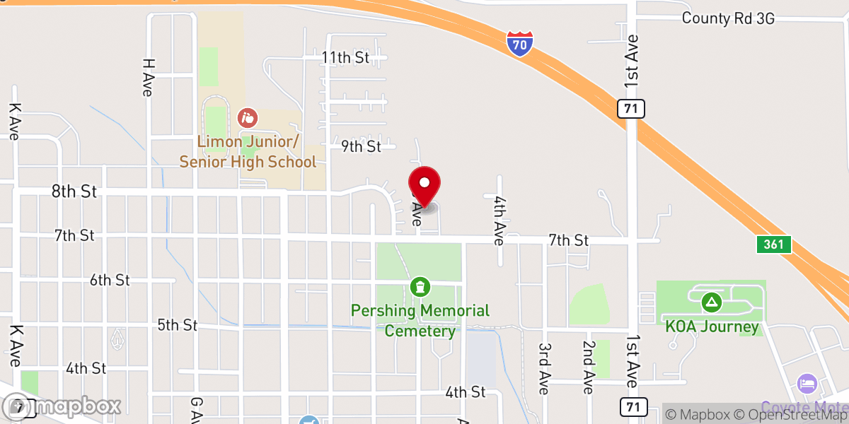 Map showing location of Limon Methodist Church - Global
