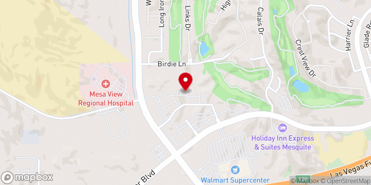 Map showing location of Prince of Peace Lutheran Church