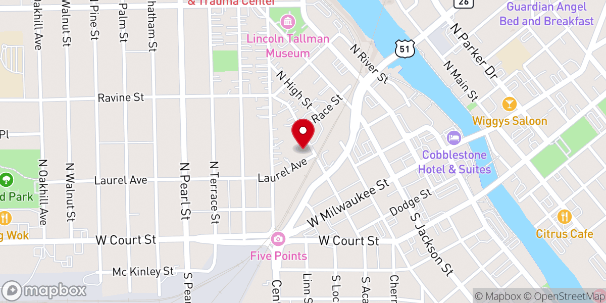 Map showing location of The Loft At Gray Goose