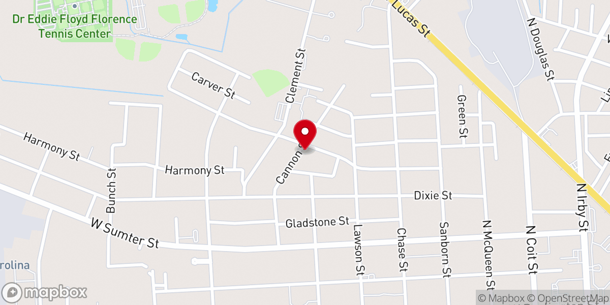 Map showing location of New Town Community Church of God