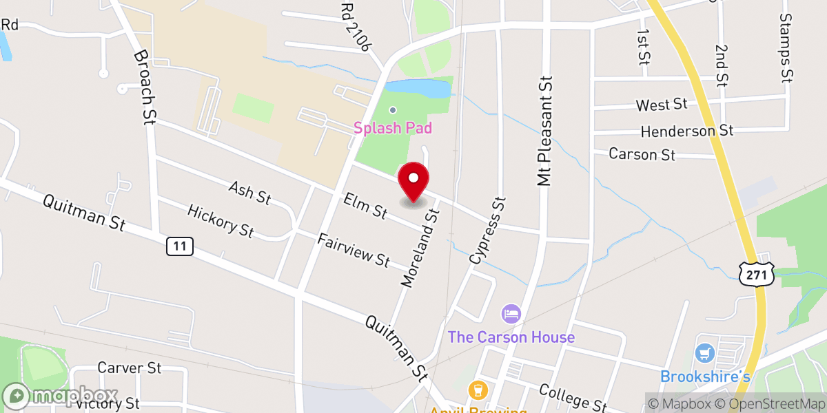 Map showing location of Old Emmanuel