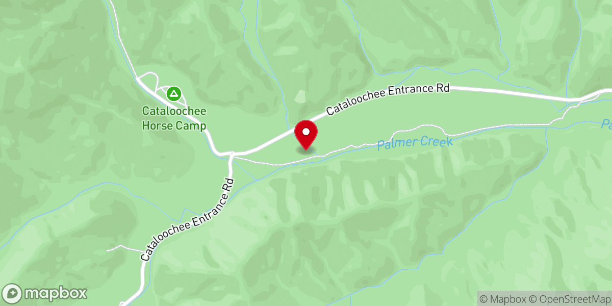 Map showing location of Palmer Chapel Methodist Church