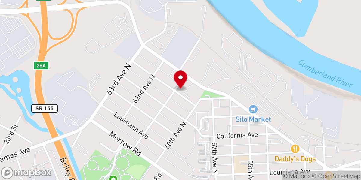 Map showing location of Sixtyfirst Avenue United Methodist Church