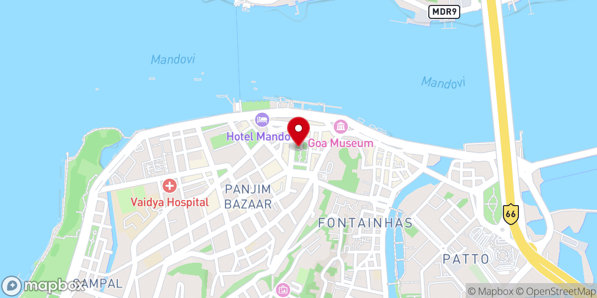 Map showing location of Samba Square