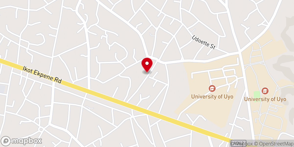 Map showing location of Redemption House of Glory Church INT'L