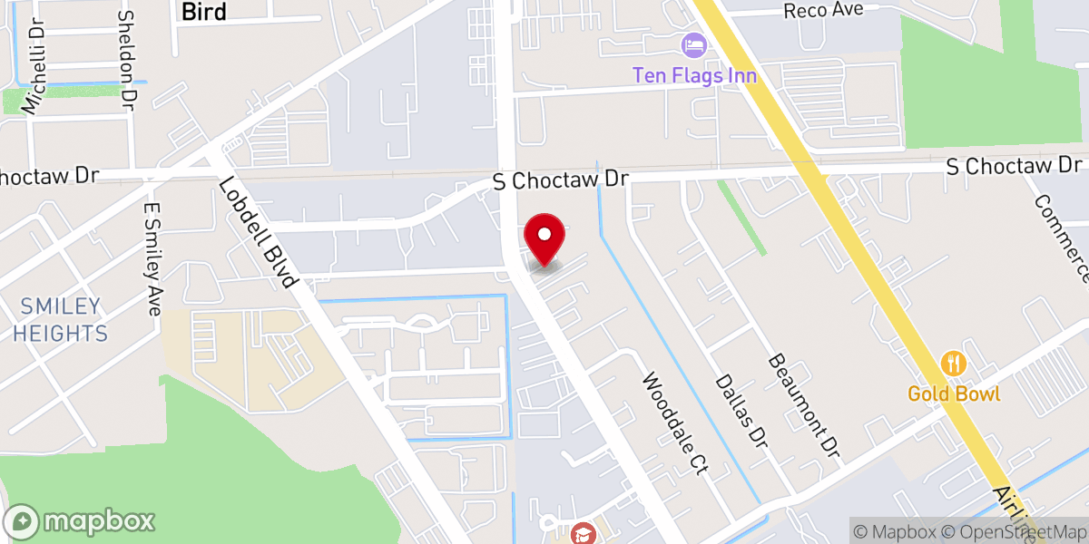 Map showing location of Higher Grounds Outreach Center Inc
